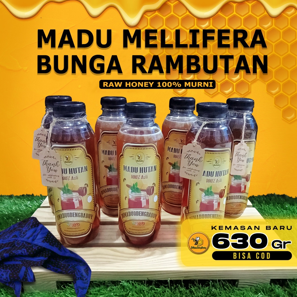 

Madu asli madu murni apis mellifera nektar rambutan 500ML 100% Asli dan Murni