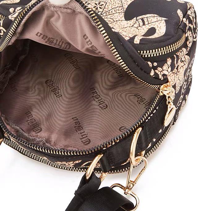 Tas Wanita Import Jinjing dan Selempang CHIBAO Mini CB7701 7701 CB2207 2207 Motif Campur Parasut ✮