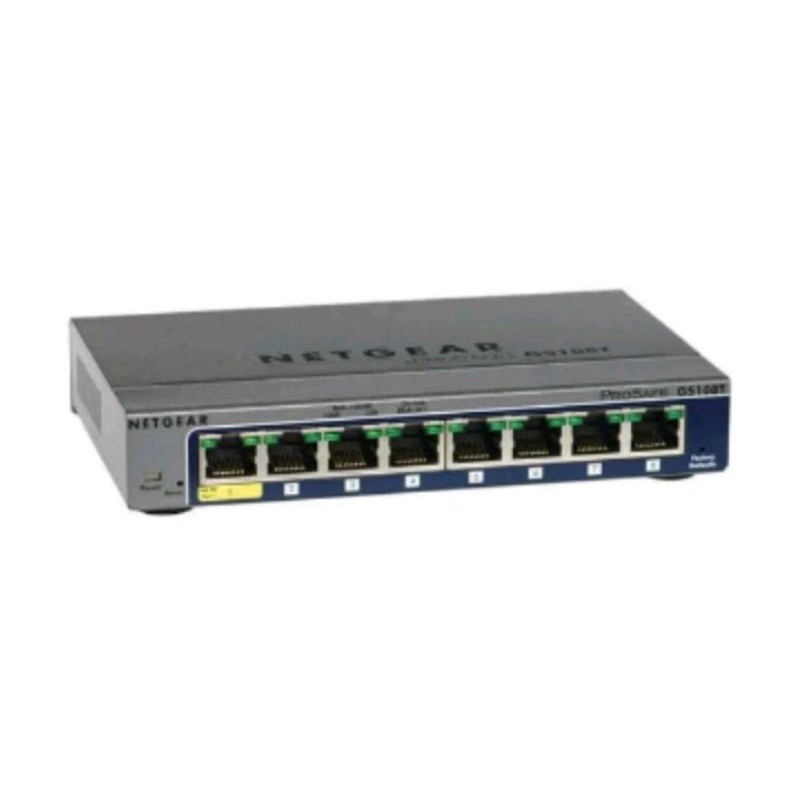 NETGEAR GS108T 8-Port Gigabit Smart Switch ProSAFE Lifetime