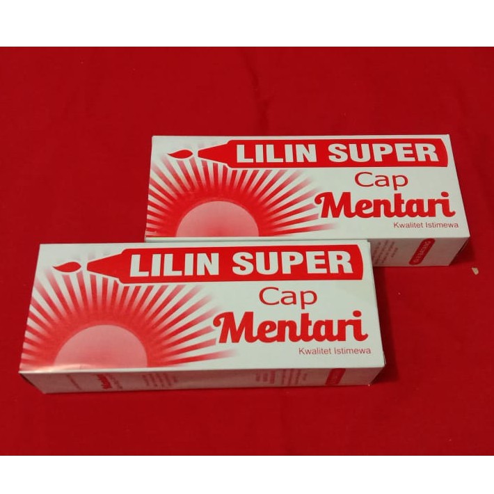 SEDANG PROMO!!! Lilin Putih Biasa Cap Mentari/Merpati