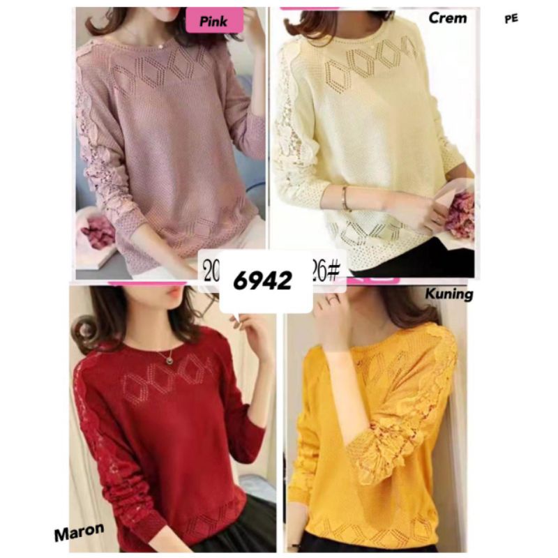 Atasan rajut import 6942