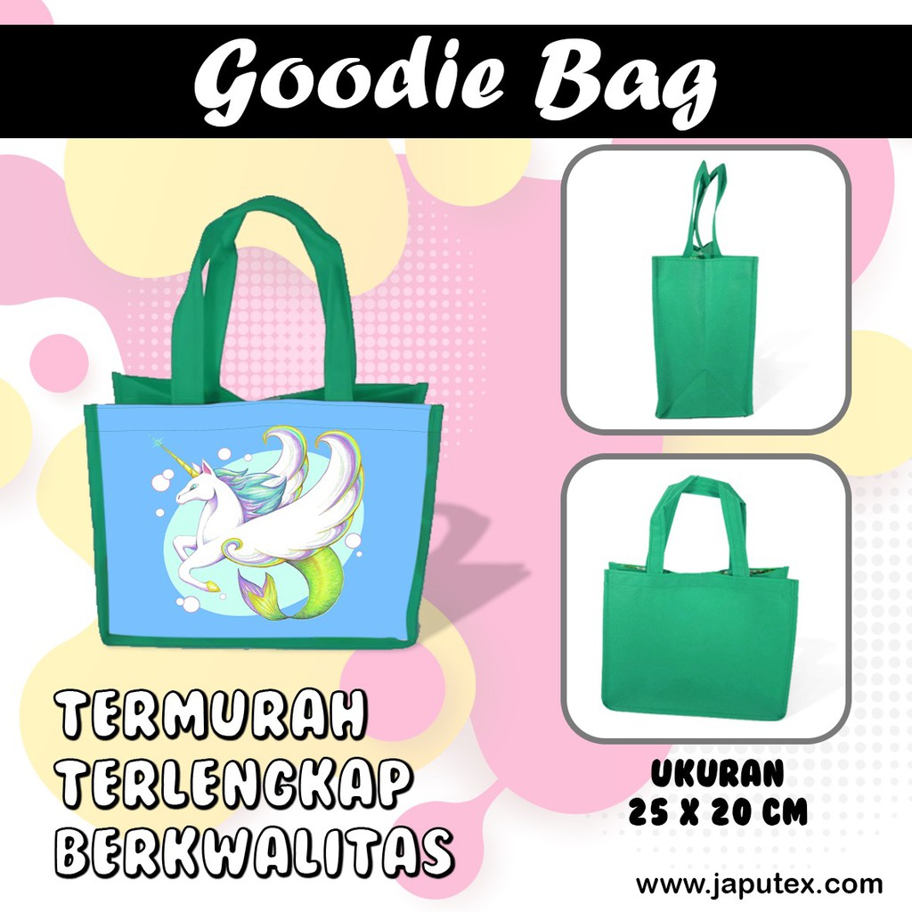 

Tas Souvenir Ultah Gambar UNICORN#02 Goodie Bag Cute Anak