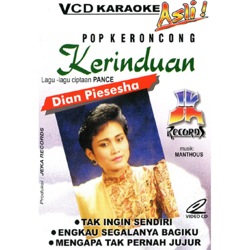 VCD Karaoke Dian Piesesha - Keroncong Kerinduan