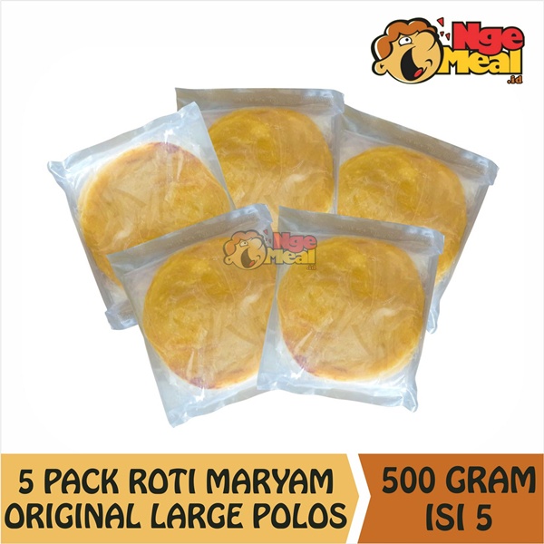 

5 Pack Roti Maryam Large Kemasan Polos Non Vacuum