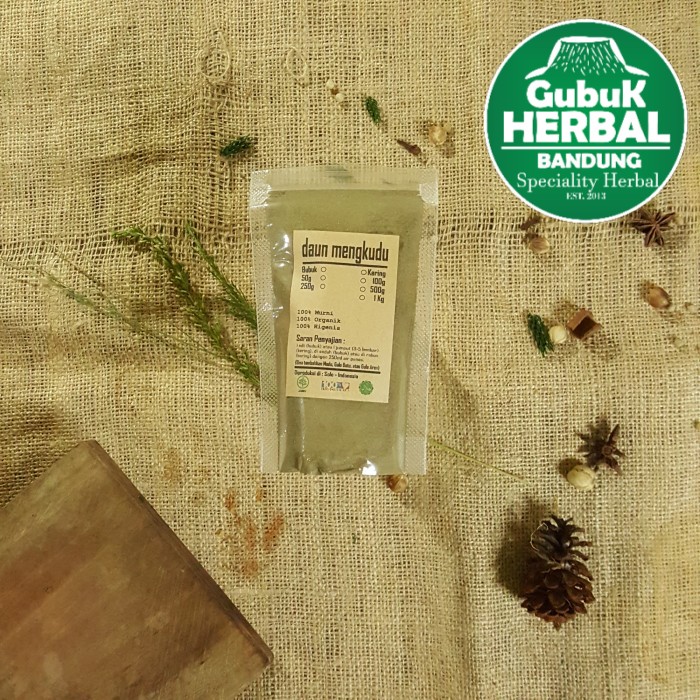 

DAUN MENGKUDU BUBUK 500 Gram - MURNI TANPA GULA - BUBUK HALUS