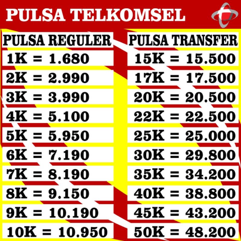 jual pulsa all operator
