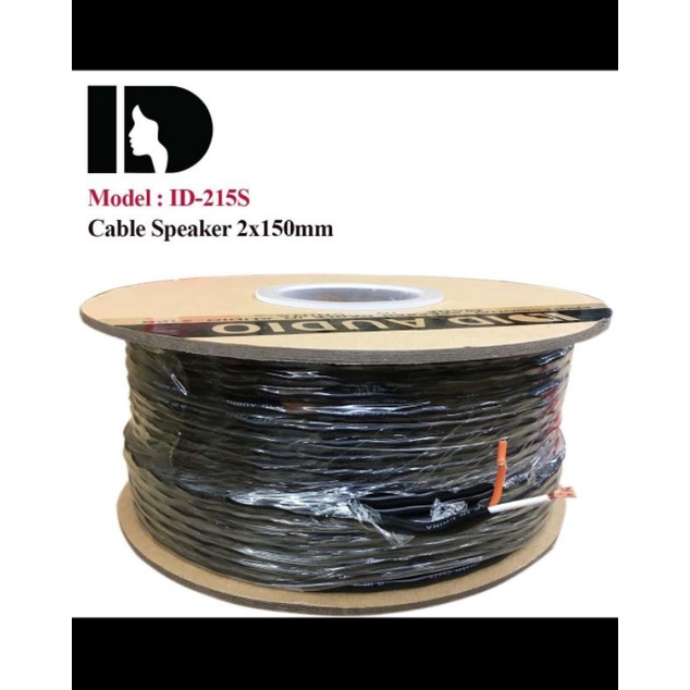 kabel speaker id audio 215s 2x1.5mm isi 2 100m jamin gampang solder