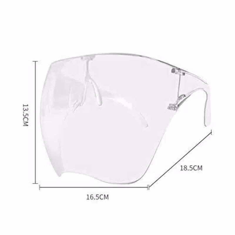 FACE SHIELD ARTIS Akrilik / kacamata face shield raffi ahmad / face shield sultan