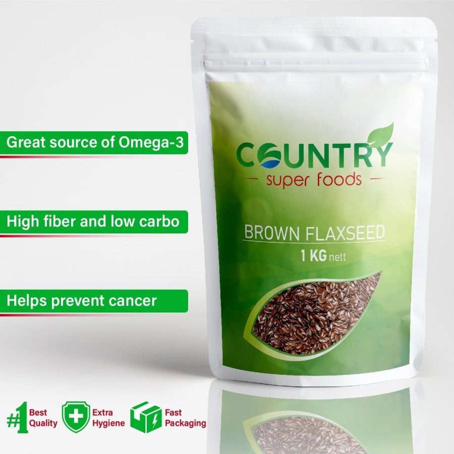 

[ 1 Kg ] - Brown Flaxseed | Biji Rami Coklat
