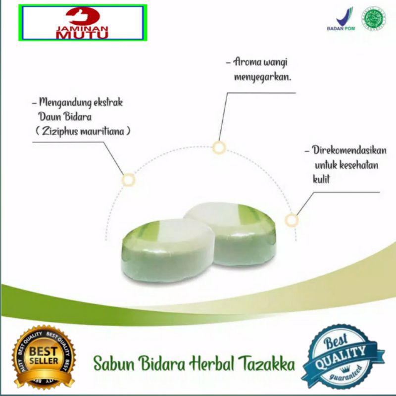 Sabun Mandi BIDARA - Sabun Herbal Bidara Izin BPOM