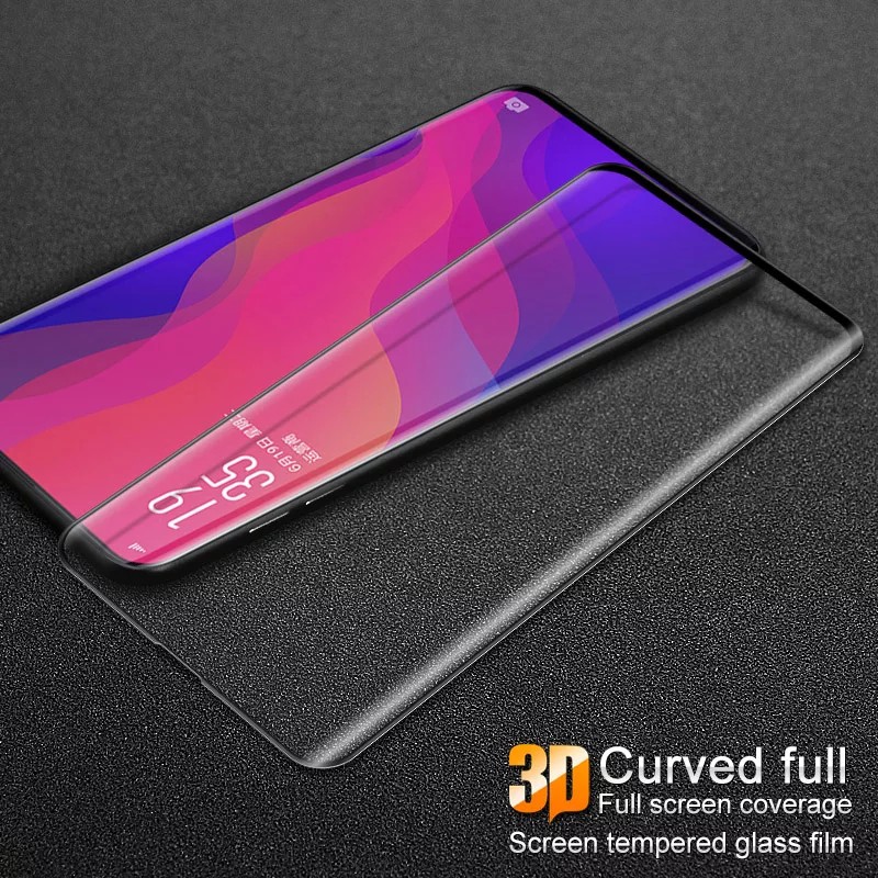 Tempered Glass Oppo Find X - Tempered Glass Curve Oppo Find X