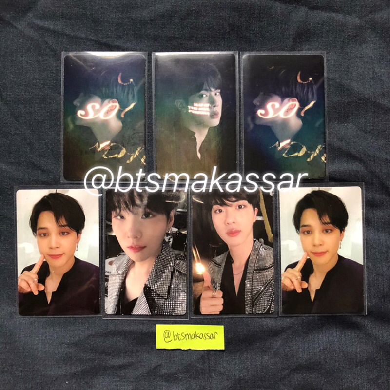 Official PC Photocard MOTS Concept book MCB Holo Route Clue Jimin Jin Suga Jhope