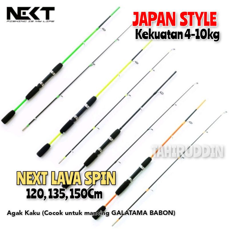 {COD} Joran Japan Style NEXT LAVA SPIN Panjang 120 Cm, 135 Cm, 150 Cm. WARNA TERSEDIA (KAMI KIRIM SESUAI WARNA PILIHAN ANDA)