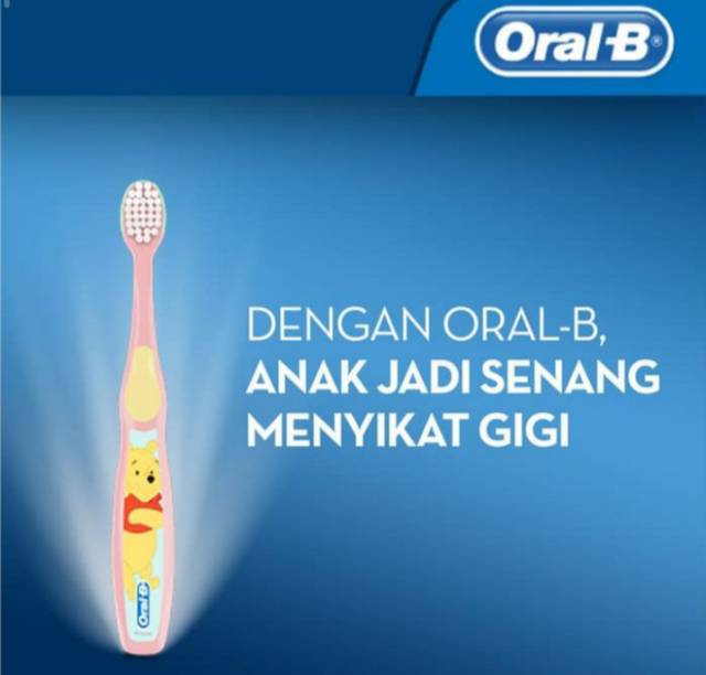 ORAL B Sikat Gigi Anak Stage 1 Usia 4-24 bulan Baby Toothbrush