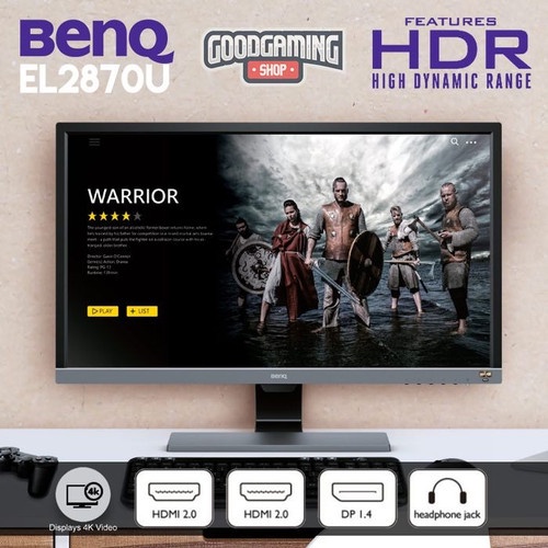 BenQ EL2870U 4K Video Enjoyment Monitor with Eye-care Technology 27&quot;