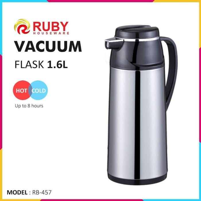 RUBY RB-457 Vacuum Flask 1.6Lt [Panas &amp; Dingin]