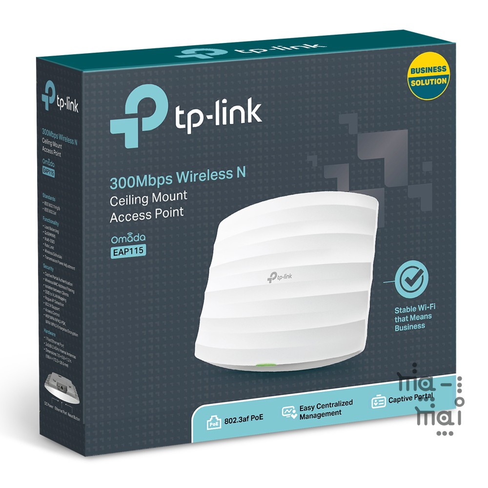 TP-Link Ceiling Mount AP EAP115 300Mbps Wireless N Ceiling