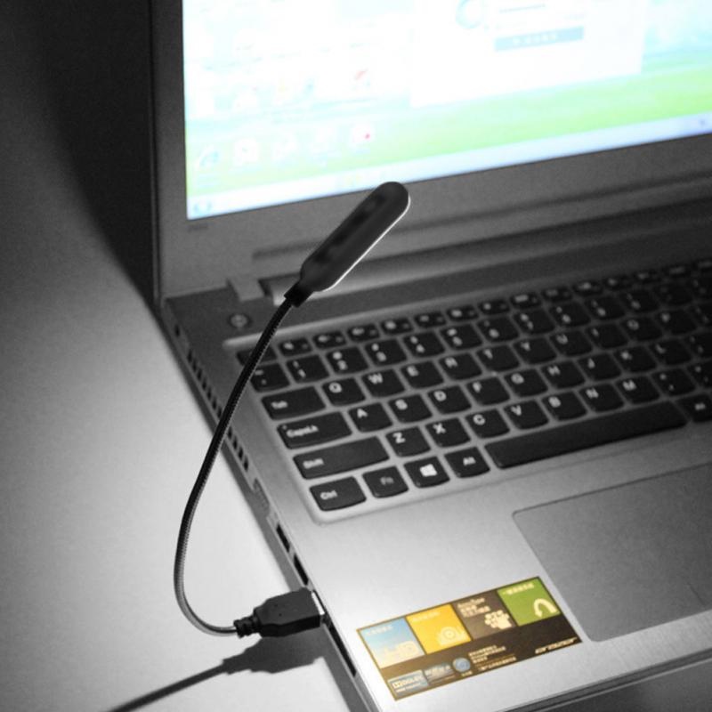 Lampu Baca / Meja Mini USB Lipat Portable Power Socket Untuk Dekorasi PC / Keyboard