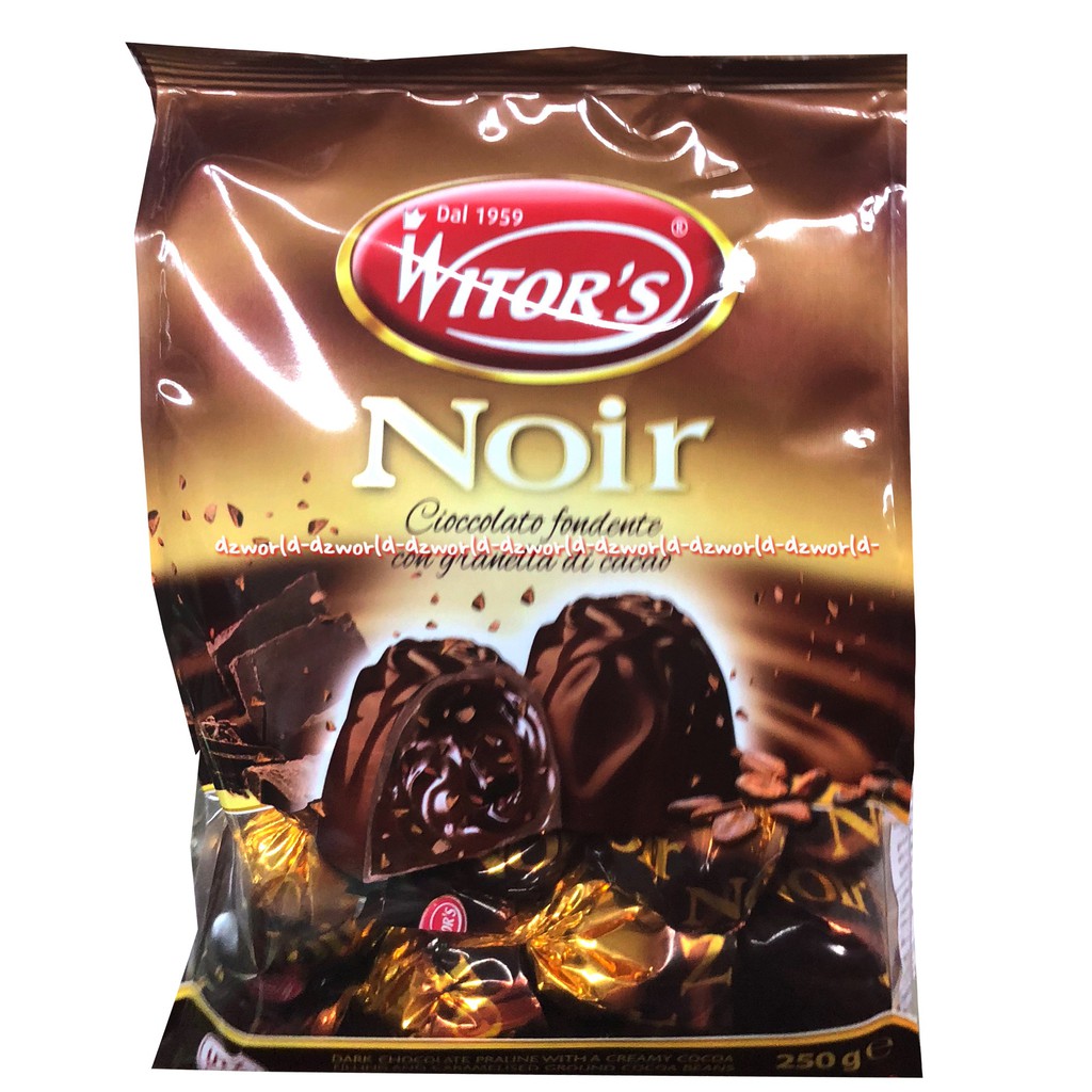 Witors Bianco 250gr Cioccolato Milk Chocolate Cokelat Itali Witor's Coklat Wintor's Bianko Cuore Selection Noir Golden