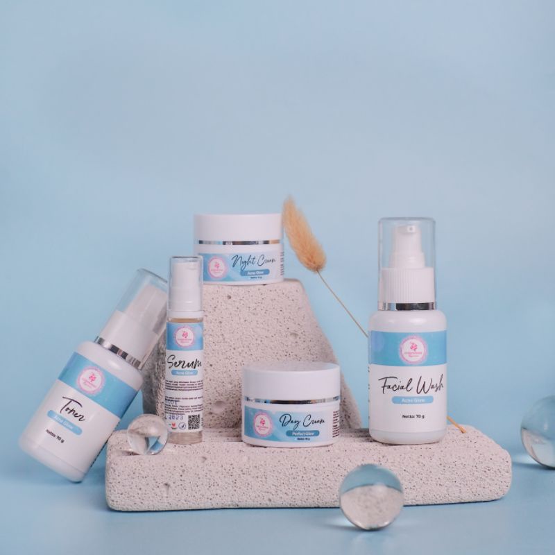 Everywhere Rskincare - Paket Acne Glow Series (DENGAN SERUM) | Skincare 100% BPOM