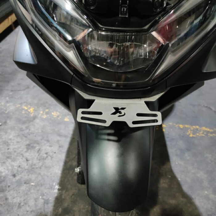 Brakcket Breket Plat Nomer X3 Model Kumis Honda All New Pcx 160 2021