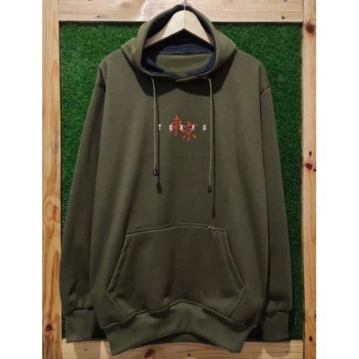 Sweater Hoodie Pria Distro Kachios Original Anime Bahan Cotton Flecce / Hoodie Kachios - Sweater Hoodie Kachios Green Army - UNISEX - Pulover - Bigsize - Jumbo - M - 3Xl / COD ( Bayar Ditempat )