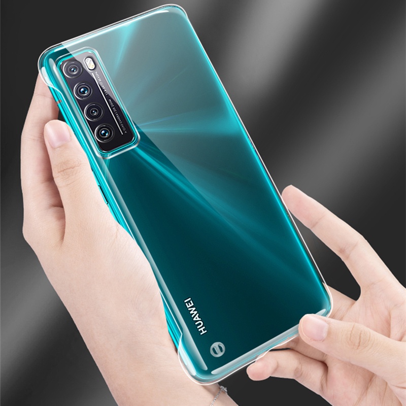 Hard Case Transparan Tanpa Bingkai Tahan Banting Ultra Tipis Untuk Huawei Honor 20 30 50 60 9X Pro V40 X20 X30i P20 P30 P40 V30 Pro