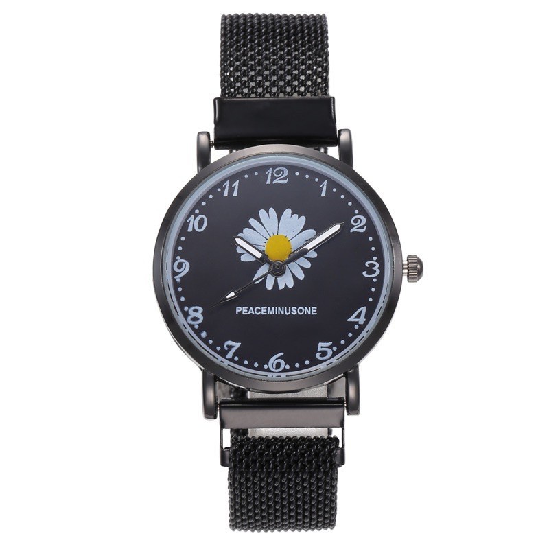 JAM TANGAN WANITA SUMMER PEACE FASHION TRENDY PREMIUM STRAP MAGNET