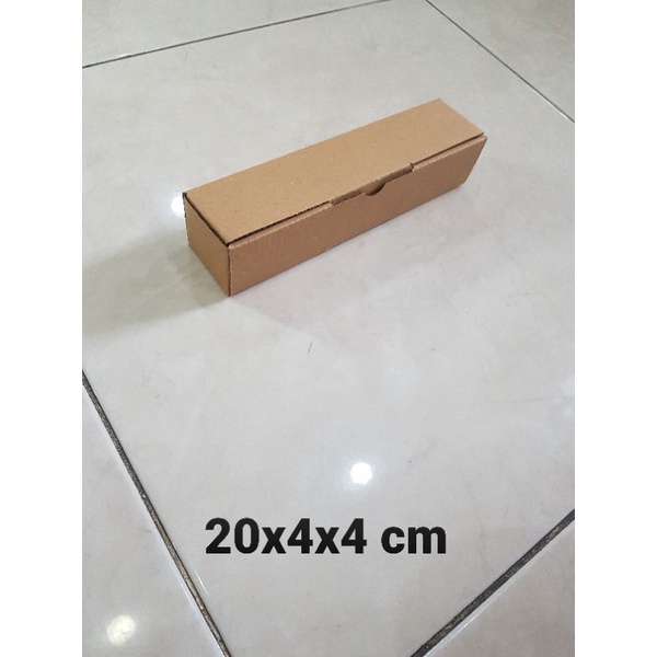 

Kardus Box uk. 20x4x4 cm Kotak Karton Die Cut
