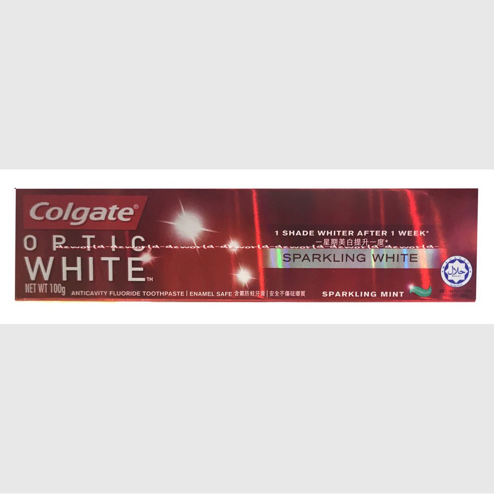 Colgate Optic White Plus Shine Sparkling white 100g Mencegah Gigi Berlubang Odol Membuat Gigi Putih