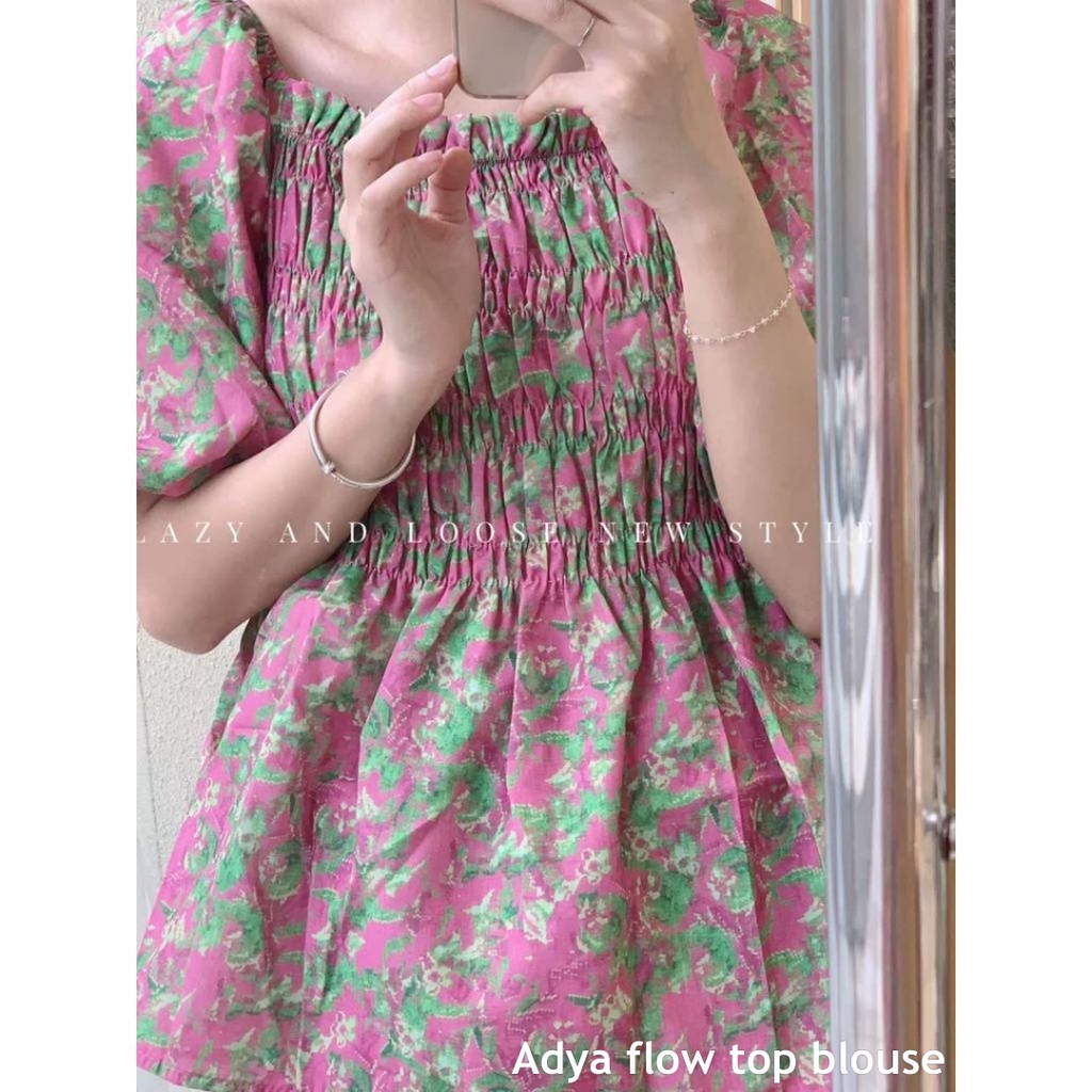 Adya flow top blouse - Thejancothes