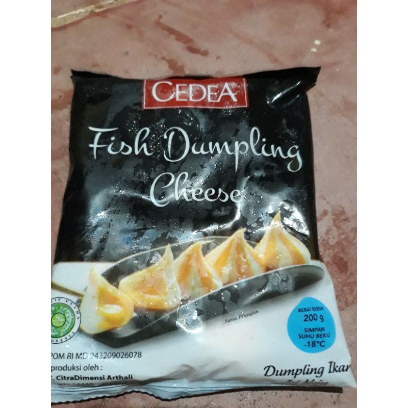 

cedea fish dumpling cheese