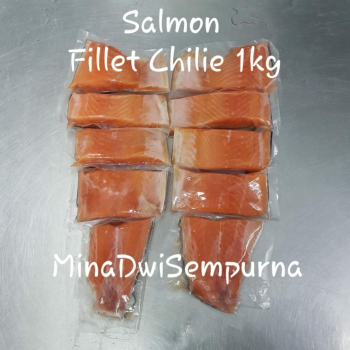 

Makanan Beku | Salmon Fillet 1 Kg Chilie / Atlantic Frozen Premium