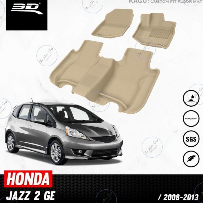 Karpet Mobil 3D Kagumat Honda Jazz 2010-Ge8 Terlaris