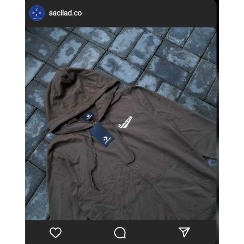 zip Hoodie jaket converse nova