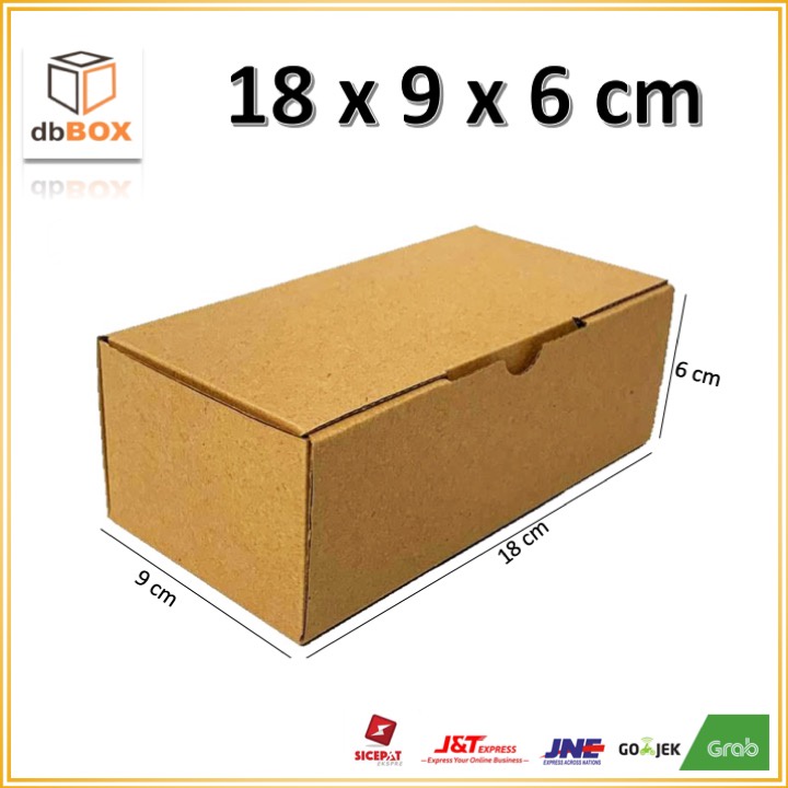 

Kardus 18x9x6 cm --box Die Cut dan easy usage--