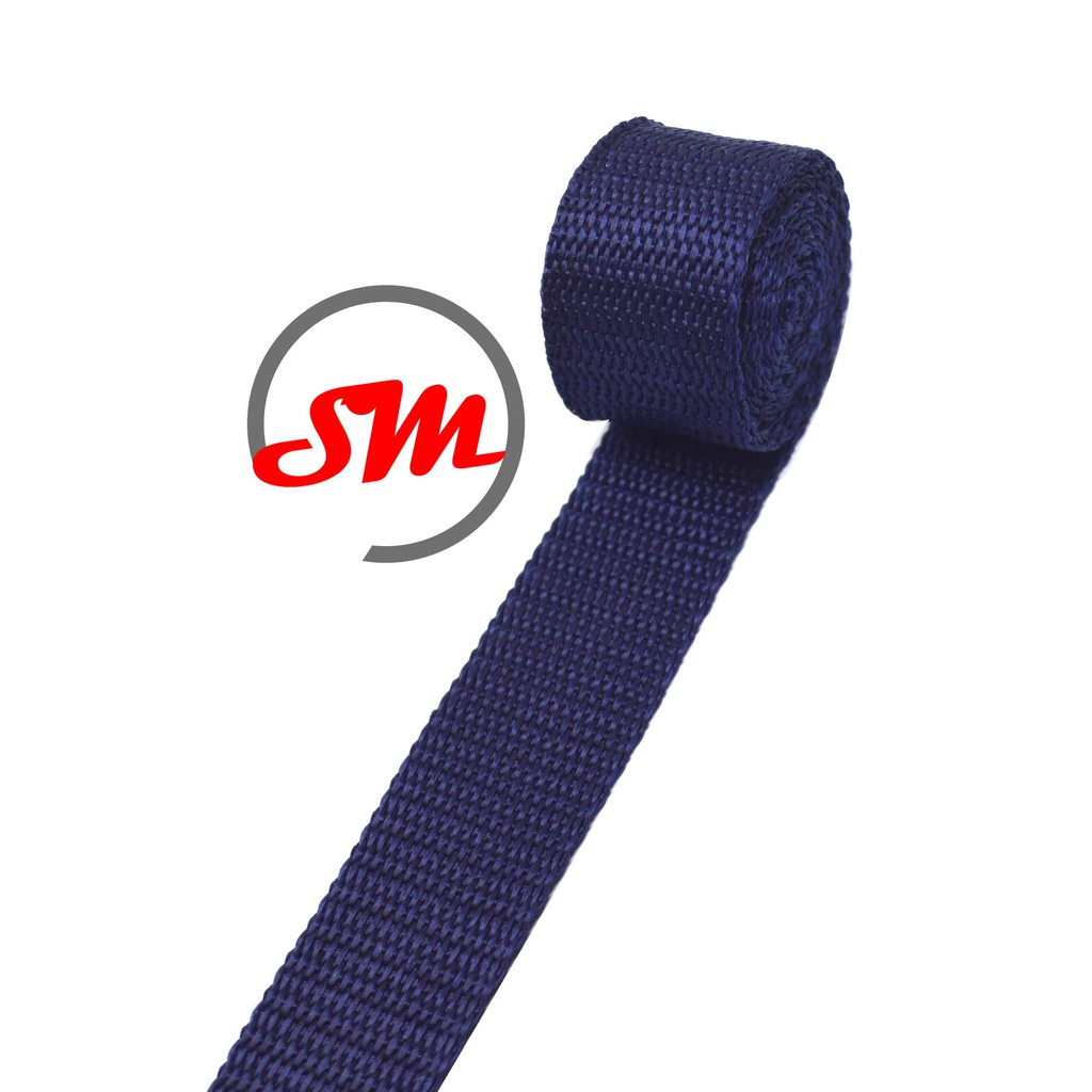 

TALI WEBBING TAS UKURAN 2.5 CM PER ROLL WB 25 CRM NAVY