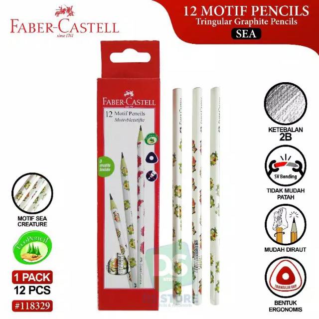 

Pensil motif sea faber castell