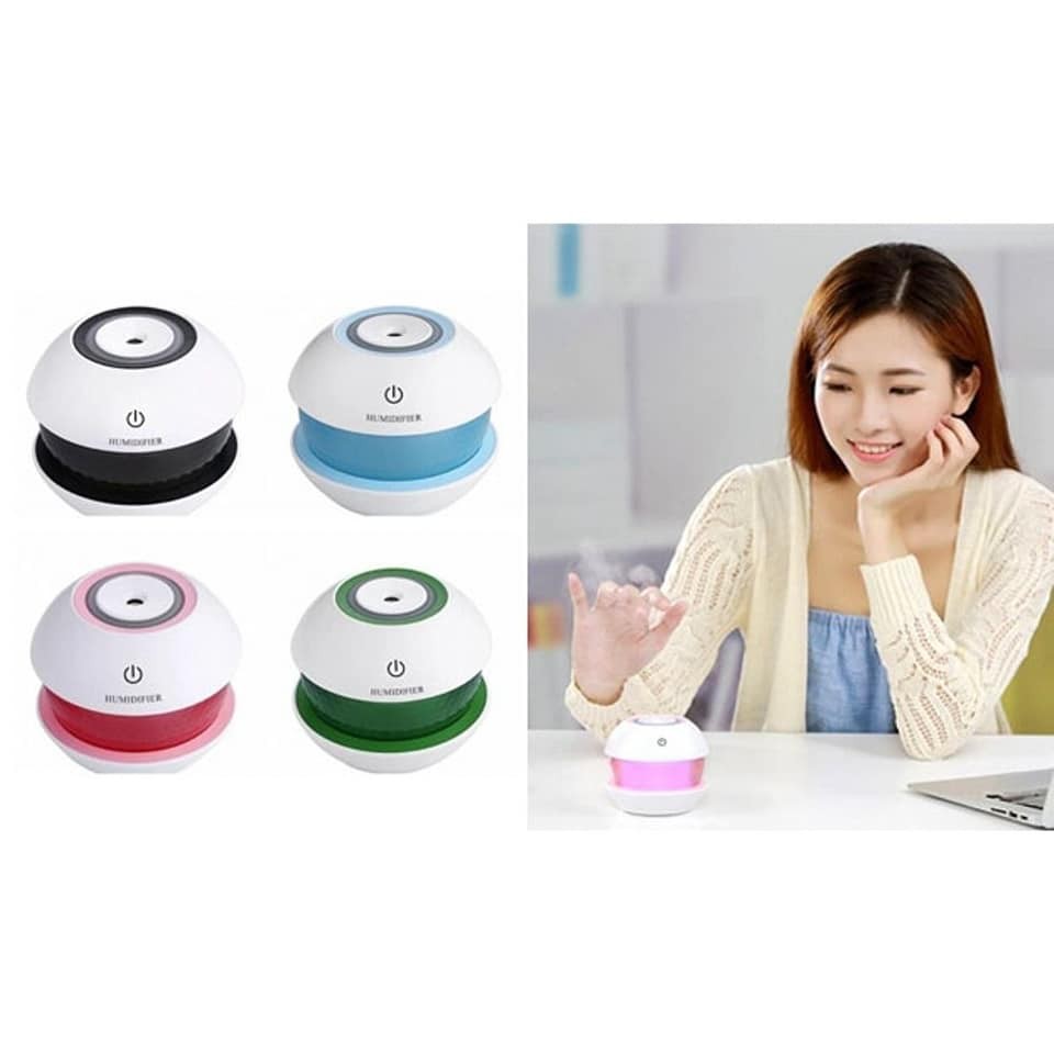 Magic Diamond Humidifier Car Purifier Atomizer Essential Oil Diffuser LED Night Light - 150ml