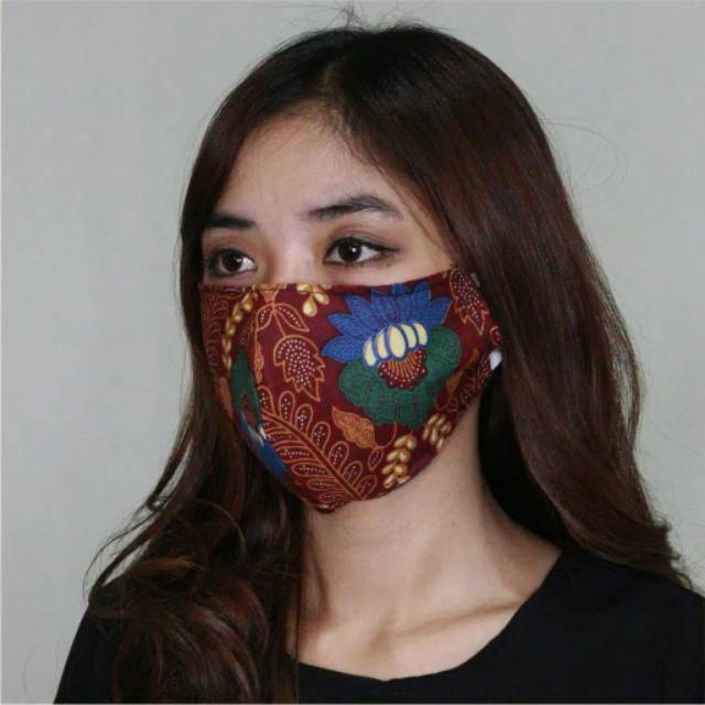 Fourfashion MASKER KAIN BATIK CUP