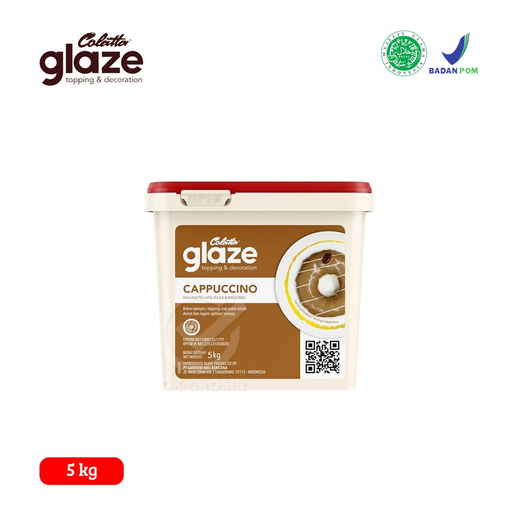 

Colatta Glaze Cappucino Kaleng (5 Kg)