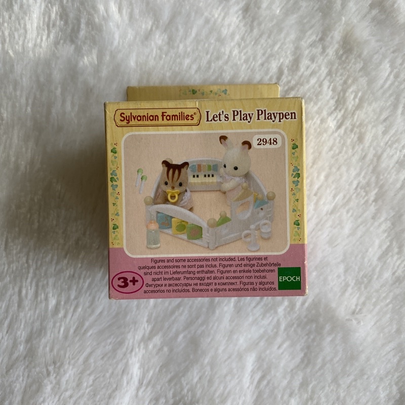 Sylvanian Families Let’s Play Playpen For Sylvanian Babies, new original and seal by epoch Jekistore