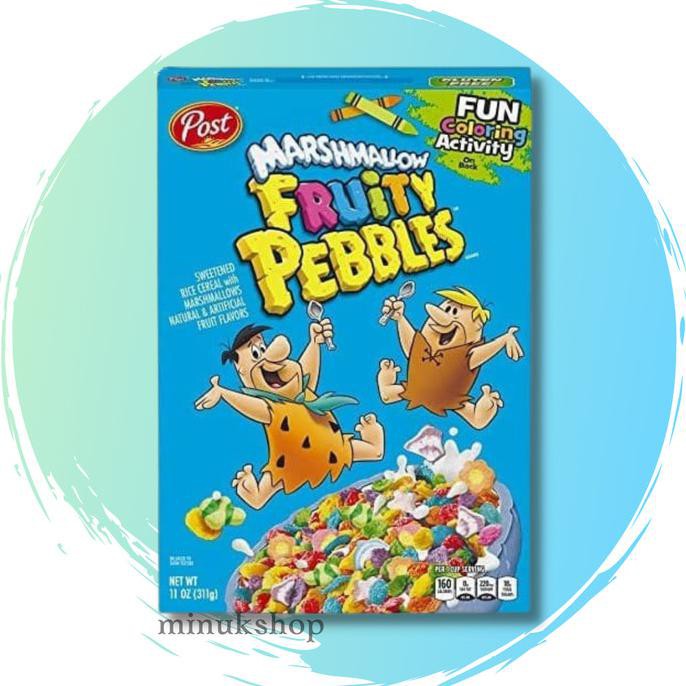 

Sale Post Marshmallow Fruity Pebbles Cereal 311gram Cereal Import