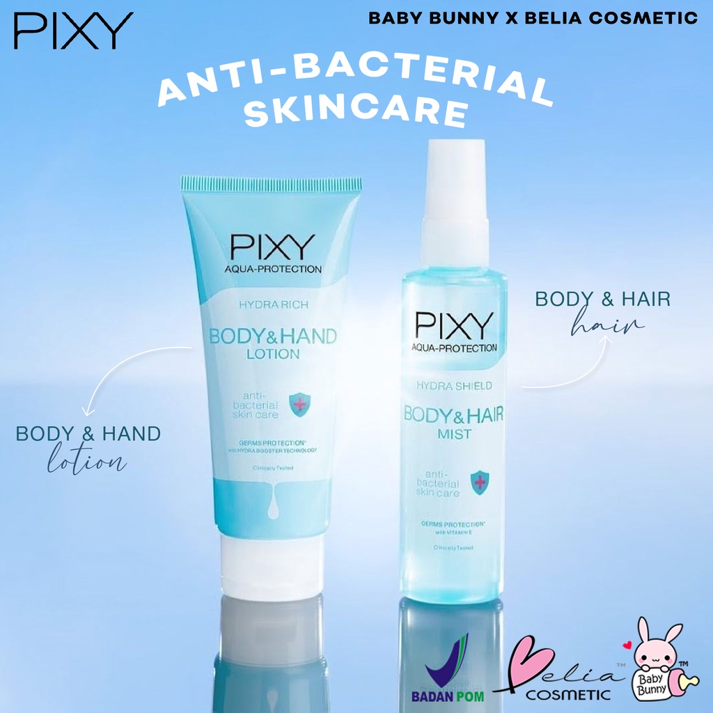 ❤ BELIA ❤ PIXY Aqua Protection Hydra Shield Body &amp; Hair  Mist | Hydra Rich Body &amp; Hand Lotion