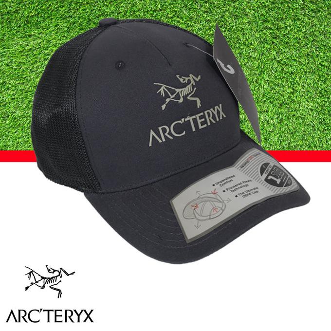 Ready Stok - Arcteryx Cap - Logo Trucker Cap - Anvil Grey