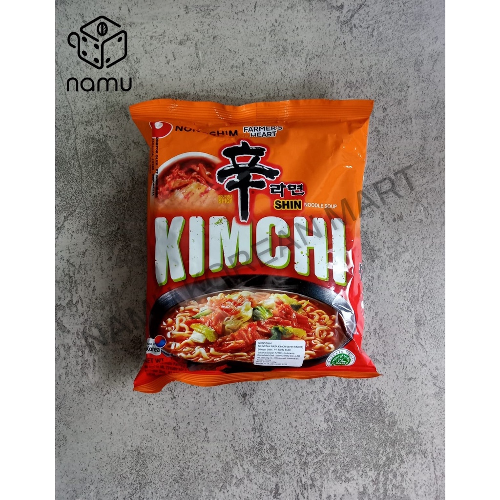 

Nongshim Shin Kimchi 120gr Mie Instan Rasa Kimchi / Instant Noodle Korea / Mie Instan