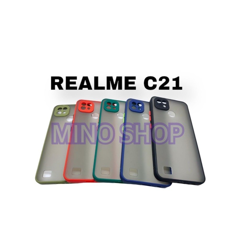 SOFTCASE REALME C21 - HARDCASE DOVE MYCHOICE PLUS PELINDUNG KAMERA - AERO CASE