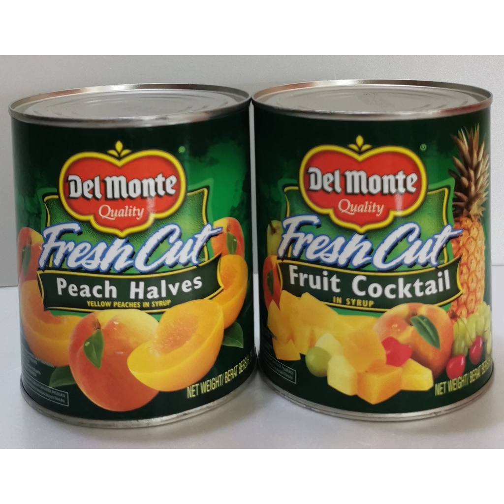 

Del Monte Fresh Cut Fruit Cocktail & Peach Halves