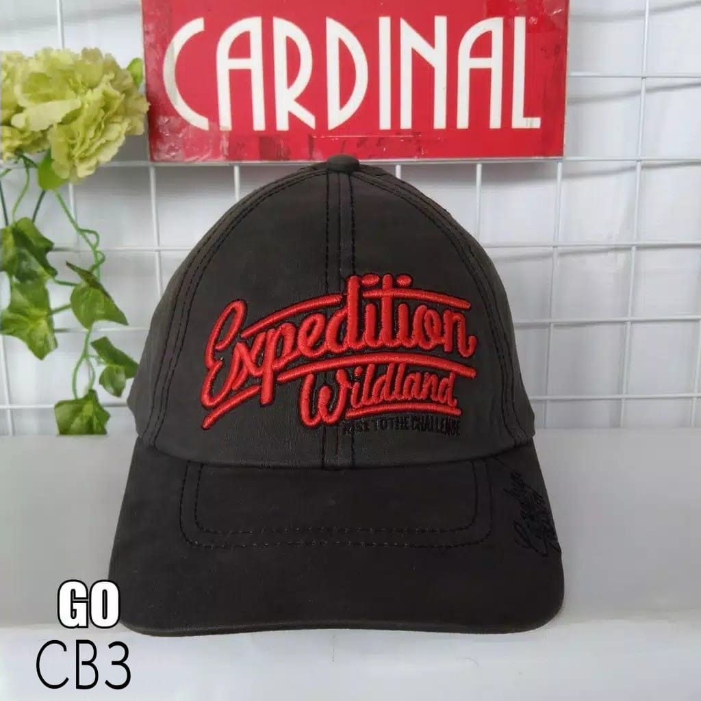 gos CB CARDINAL TOPI CASUAL 100 % Original Topi Cowok Baseball Keren