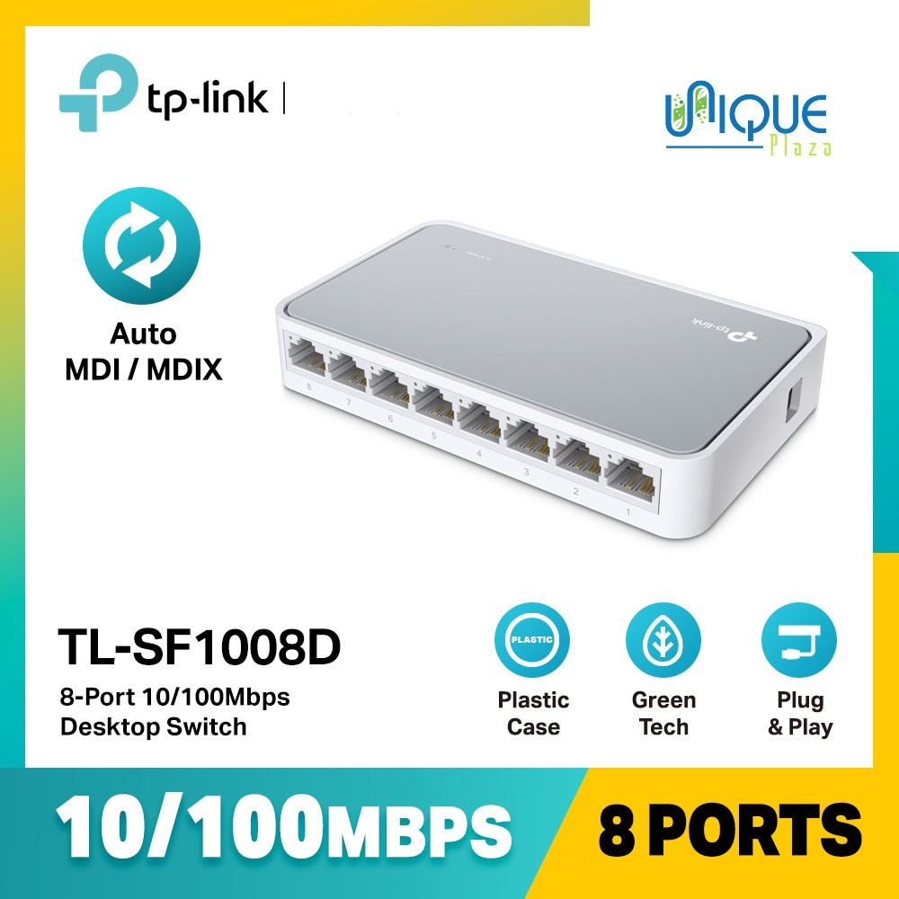 Switch Hub 8 Port TP-Link TP Link TL-SF1008D 10/100Mbps ORIGINAL